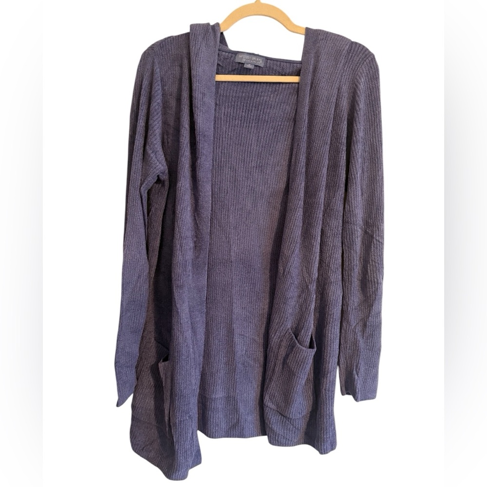 Barefoot Dreams Cozy Chic Ultra Lite Violet Cardigan Size M